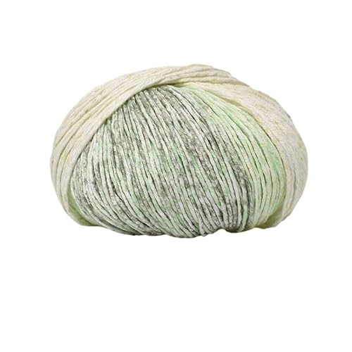 100 g Baumwollgarn for Selberstricken – Segmentfärbung, Wollknäuel aus reiner Baumwolle for Handstrickprojekte(green) von LiuliuBull