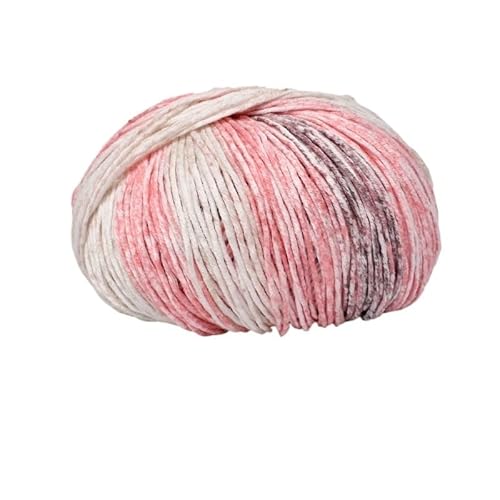 100 g Baumwollgarn for Selberstricken – Segmentfärbung, Wollknäuel aus reiner Baumwolle for Handstrickprojekte(pink) von LiuliuBull