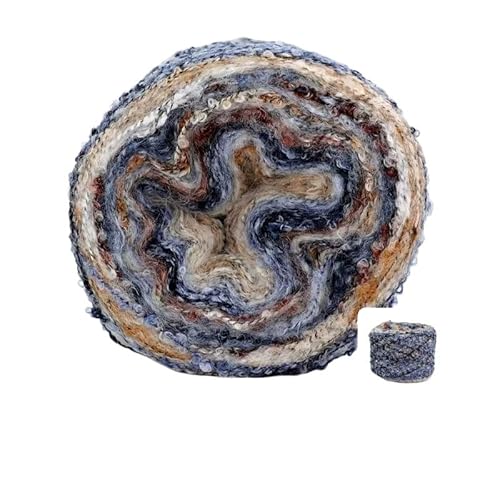 100 g Farbverlaufs-Mohair-Coco-Loop-Garn – Schallinie im Ethno-Stil for warme Puppenhaar-DIY-Projekte(11Color) von LiuliuBull