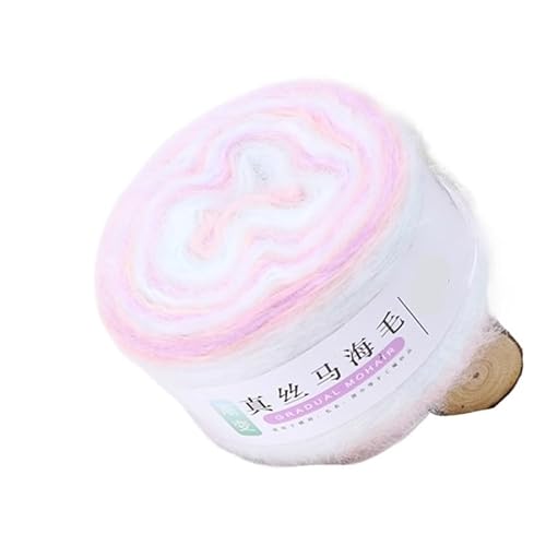 100 g Farbverlaufsgarn aus Seide und Mohairwolle for Selberstricken – perfekt for Pullover, Schals und Taschen(DJ16) von LiuliuBull