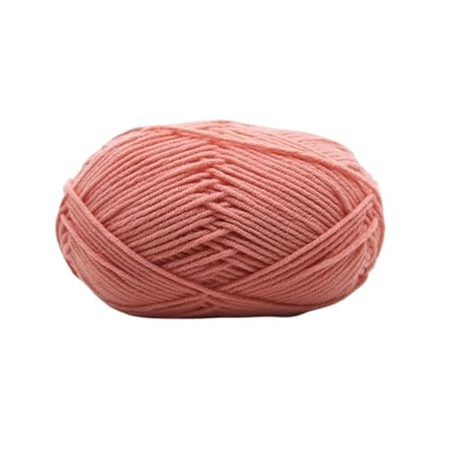 100 g Milchbaumwollgarn – 4 Stränge gekämmtes Baumwollgarn for DIY-Handweb- und Bastelprojekte(Lightred) von LiuliuBull