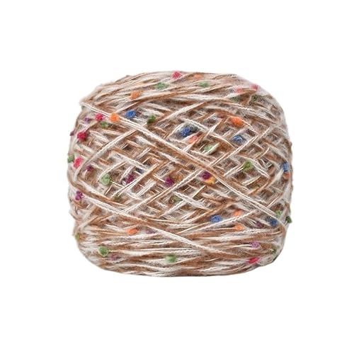 100 g Regenbogen-Beanie-Garn – handgemischtes Mohairgarn for DIY-Projekte, bunte grobe Wolle for handgefertigte Schals und gewebte Handarbeiten(Style3) von LiuliuBull