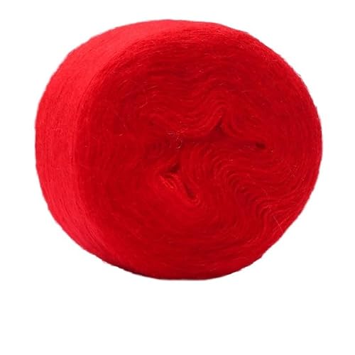 100 g Seiden-Mohair-Wollgarnknäuel – mitteldünnes handgestricktes DIY-Häkelgarn for Tücher, Schals und Pullover(02color) von LiuliuBull