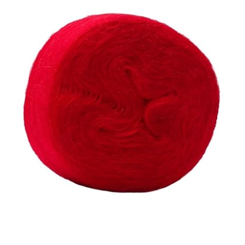 100 g Seiden-Mohair-Wollgarnknäuel – mitteldünnes handgestricktes DIY-Häkelgarn for Tücher, Schals und Pullover(03color) von LiuliuBull