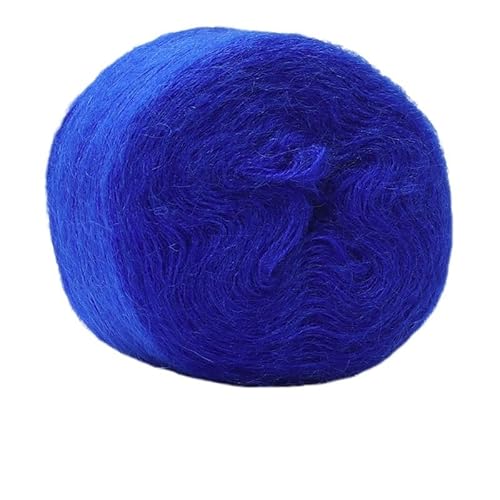 100 g Seiden-Mohair-Wollgarnknäuel – mitteldünnes handgestricktes DIY-Häkelgarn for Tücher, Schals und Pullover(Color10) von LiuliuBull