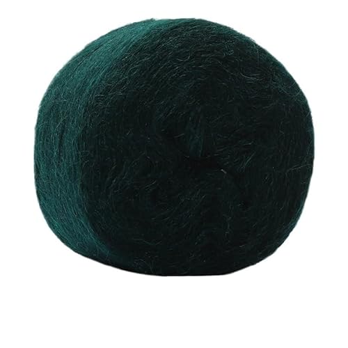 100 g Seiden-Mohair-Wollgarnknäuel – mitteldünnes handgestricktes DIY-Häkelgarn for Tücher, Schals und Pullover(Color11) von LiuliuBull