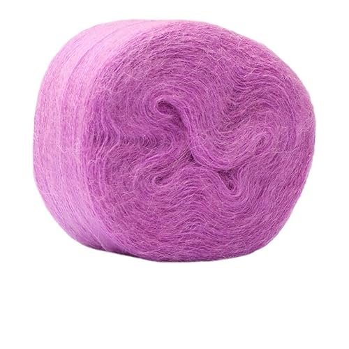 100 g Seiden-Mohair-Wollgarnknäuel – mitteldünnes handgestricktes DIY-Häkelgarn for Tücher, Schals und Pullover(Color20) von LiuliuBull