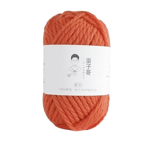 100 g dicker Wollstrickfaden for Handstricken – 5 mm Garn for Schals, Pullover und Oberbekleidung.(Color13) von LiuliuBull