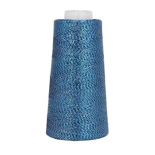 100 g gefärbtes, ultrafeines, doppelseitiges Nähgarn in Gold und Silber – hochfestes Polyester for Bastel- und Heimnähprojekte(HoleBlue) von LiuliuBull