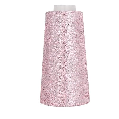 100 g gefärbtes, ultrafeines, doppelseitiges Nähgarn in Gold und Silber – hochfestes Polyester for Bastel- und Heimnähprojekte(Powder+Silver) von LiuliuBull