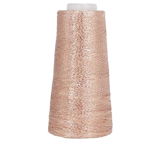 100 g gefärbtes, ultrafeines, doppelseitiges Nähgarn in Gold und Silber – hochfestes Polyester for Bastel- und Heimnähprojekte(SkinFlash) von LiuliuBull