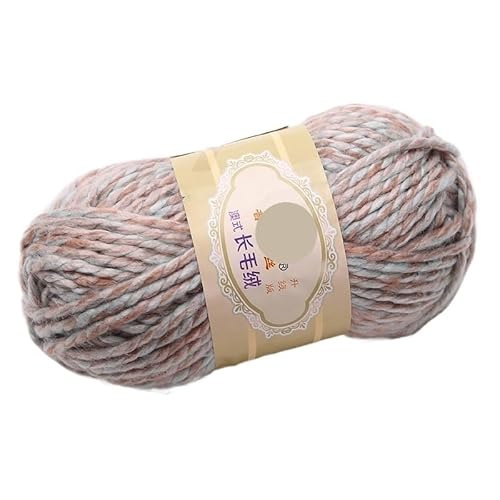 100 g mehrfädiges Baumwollgarn for Schals, Mützen, Stirnbänder und Mäntel – grobe Wollmischung(Grey) von LiuliuBull
