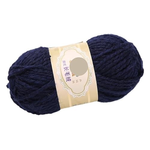 100 g mehrfädiges Baumwollgarn for Schals, Mützen, Stirnbänder und Mäntel – grobe Wollmischung(navy Blue) von LiuliuBull