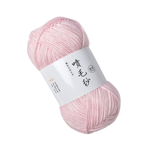 100 g mitteldickes Acryl-Baumwollgarn – handgewebter Wollknäuel for Häkeln und Basteln for DIY-Schals(14cherrypowder) von LiuliuBull