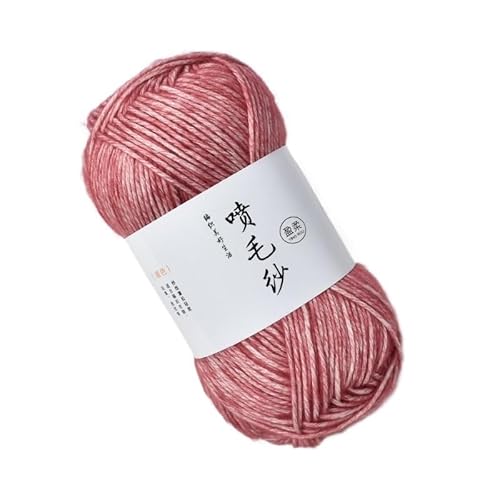 100 g mitteldickes Acryl-Baumwollgarn – handgewebter Wollknäuel for Häkeln und Basteln for DIY-Schals(Crimson) von LiuliuBull