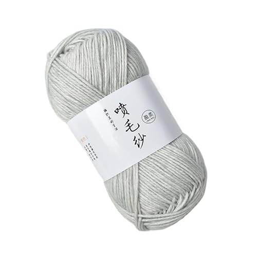 100 g mitteldickes Acryl-Baumwollgarn – handgewebter Wollknäuel for Häkeln und Basteln for DIY-Schals(Graygreen) von LiuliuBull