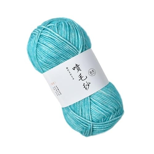 100 g mitteldickes Acryl-Baumwollgarn – handgewebter Wollknäuel for Häkeln und Basteln for DIY-Schals(Lakeblue) von LiuliuBull