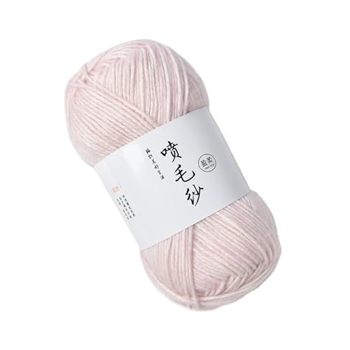 100 g mitteldickes Acryl-Baumwollgarn – handgewebter Wollknäuel for Häkeln und Basteln for DIY-Schals(Lightpowder) von LiuliuBull