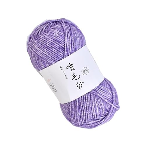 100 g mitteldickes Acryl-Baumwollgarn – handgewebter Wollknäuel for Häkeln und Basteln for DIY-Schals(Snowgreen) von LiuliuBull