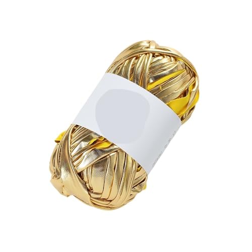 100 m/Rolle, metallisches T-Shirt-Garn, Stoff, Strickgarn for Hand-DIY-Taschen, Decken, Kissen, Häkelprojekte(Color3) von LiuliuBull
