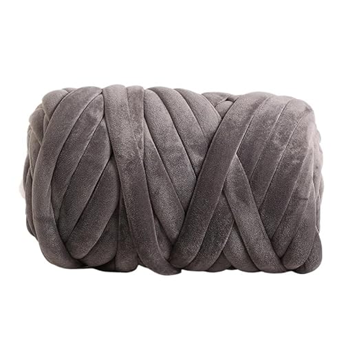 1000 g extra dicke, isländische Flanellfüllung, Katzennest-Kissendecke – handgewebtes DIY-Antikollisionsdesign aus grober Wolle(Darkgray) von LiuliuBull