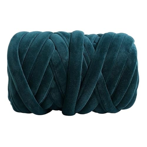 1000 g extra dicke, isländische Flanellfüllung, Katzennest-Kissendecke – handgewebtes DIY-Antikollisionsdesign aus grober Wolle(Darkgreen) von LiuliuBull