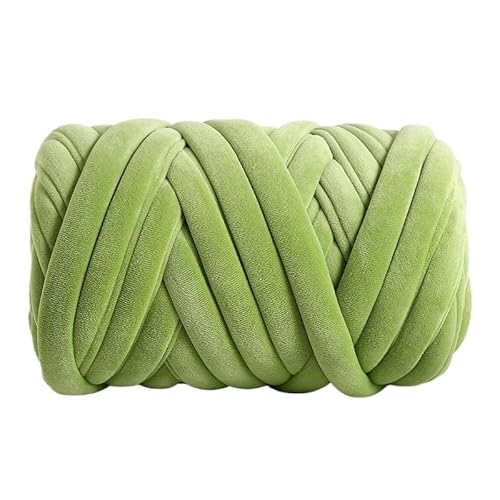 1000 g extra dicke, isländische Flanellfüllung, Katzennest-Kissendecke – handgewebtes DIY-Antikollisionsdesign aus grober Wolle(Grassgreen) von LiuliuBull