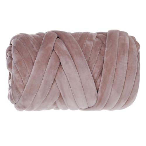 1000 g extra dicke, isländische Flanellfüllung, Katzennest-Kissendecke – handgewebtes DIY-Antikollisionsdesign aus grober Wolle(Lightcoffee) von LiuliuBull