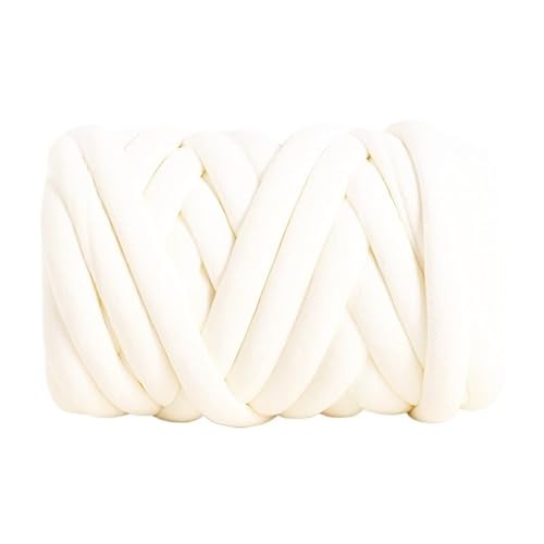 1000 g extra dicke, isländische Flanellfüllung, Katzennest-Kissendecke – handgewebtes DIY-Antikollisionsdesign aus grober Wolle(Originalwhite) von LiuliuBull