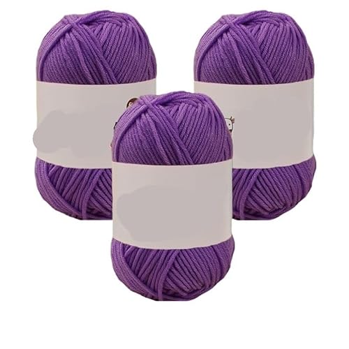150 g 5-strängiges Milchgarn – handgemachtes mitteldickes Garn for selbstgemachte Puppenpullover, Blumenmützen und Schals(09) von LiuliuBull