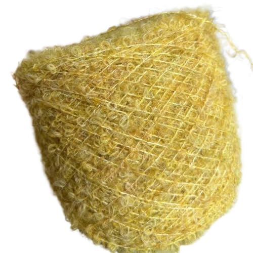 150 g Alpaka-Loop-Garn – weiches Strickgarn mit großen Ohren for selbstgemachte Pullover, Schals, Puppen und Häkelprojekte(Color8) von LiuliuBull