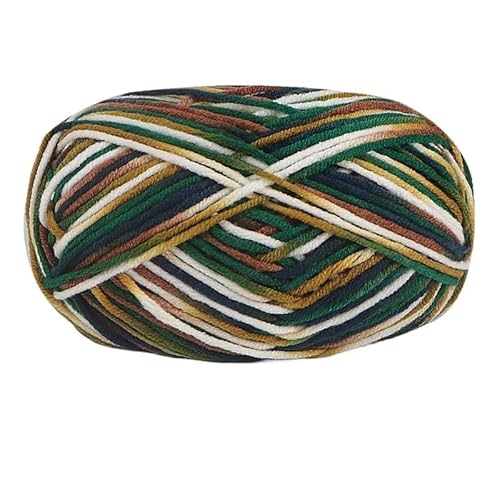 2 Stück 100 g Baumwollgarn for Handstricken – abschnittsweise gefärbte Häkelnadelfäden for Pullover, Taschen und Decken(Green blue) von LiuliuBull