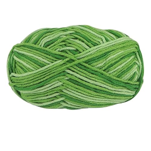 2 Stück 100 g Baumwollgarn for Handstricken – abschnittsweise gefärbte Häkelnadelfäden for Pullover, Taschen und Decken(Green camou) von LiuliuBull