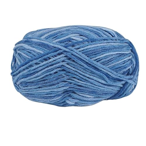 2 Stück 100 g Baumwollgarn for Handstricken – abschnittsweise gefärbte Häkelnadelfäden for Pullover, Taschen und Decken(Sky1blue camou) von LiuliuBull
