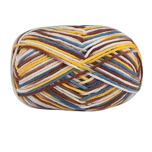 2 Stück 100 g Baumwollgarn for Handstricken – abschnittsweise gefärbte Häkelnadelfäden for Pullover, Taschen und Decken(White yellow) von LiuliuBull