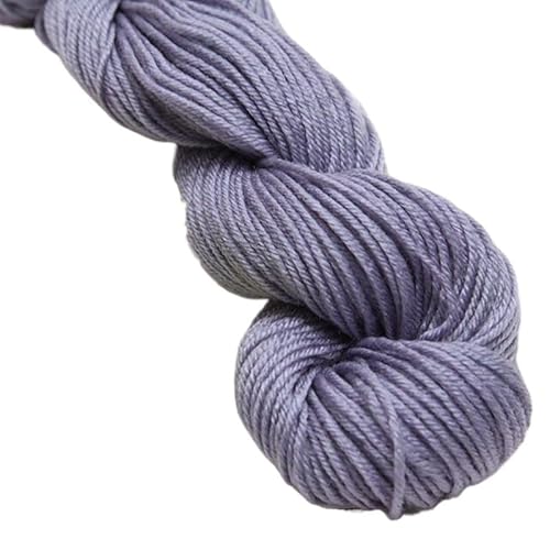 245 g handgemachtes mitteldickes Garn for Stricken von Pullovern, Mützen, Handschuhen und Aufbewahrungskörben – perfekt for Kissenzubehör(Light Gray) von LiuliuBull