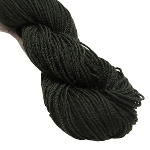 245 g handgemachtes mitteldickes Garn for Stricken von Pullovern, Mützen, Handschuhen und Aufbewahrungskörben – perfekt for Kissenzubehör(green) von LiuliuBull