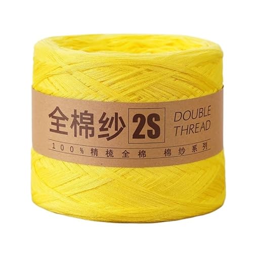 250 g Baumwollgarn for Handstricken und Häkeln – weicher 2S-Baumwollfaden for Heimwerkerarbeiten(04color) von LiuliuBull