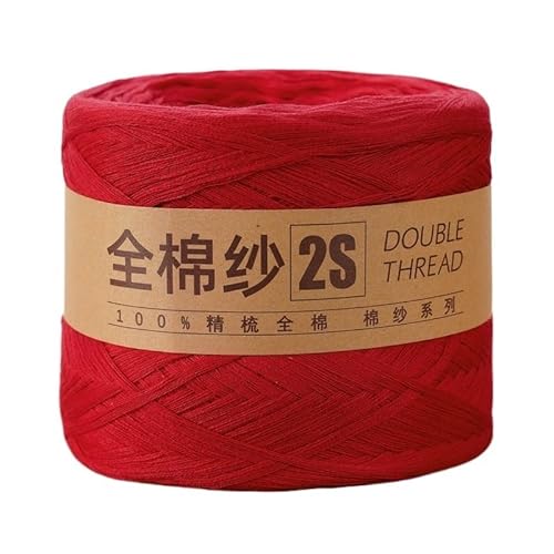 250 g Baumwollgarn for Handstricken und Häkeln – weicher 2S-Baumwollfaden for Heimwerkerarbeiten(05color) von LiuliuBull