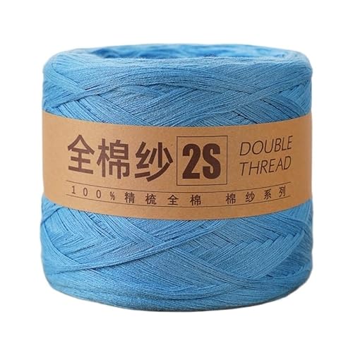 250 g Baumwollgarn for Handstricken und Häkeln – weicher 2S-Baumwollfaden for Heimwerkerarbeiten(06color) von LiuliuBull