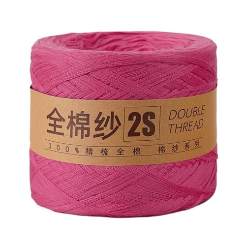 250 g Baumwollgarn for Handstricken und Häkeln – weicher 2S-Baumwollfaden for Heimwerkerarbeiten(09color) von LiuliuBull