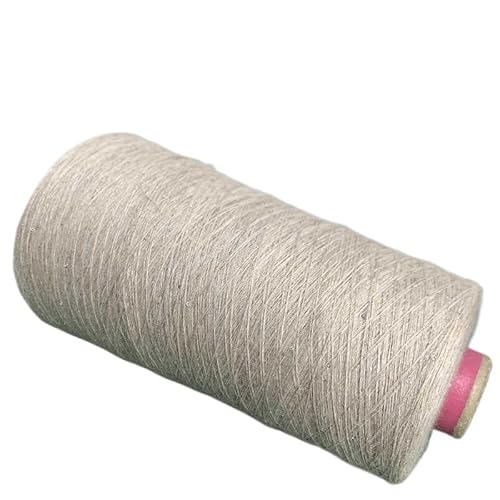 250 g Garn aus reiner Baumwolle mit kleinen Perlen – handgestrickte, mittelfeine Wolle for DIY-Projekte(Apricot) von LiuliuBull