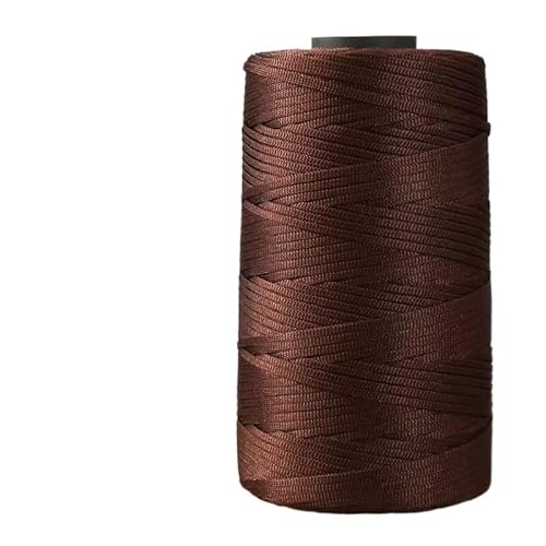 250 g Sommer-Häkelgarn mit flachem Band – glänzendes Garn for Selberweben, for handgefertigte Sonnenhüte, Sandalen und Taschen.(Coffees) von LiuliuBull