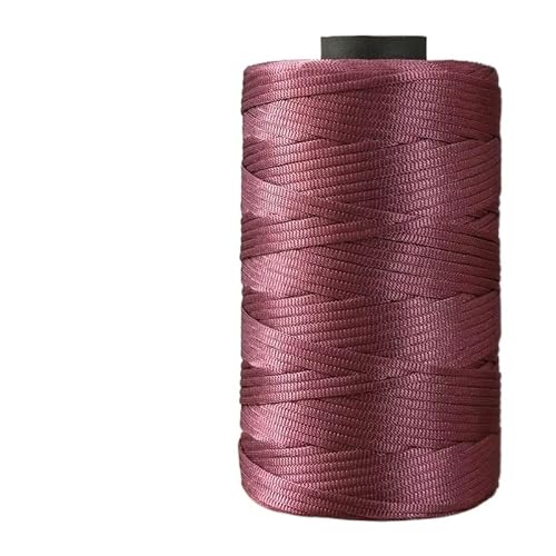 250 g Sommer-Häkelgarn mit flachem Band – glänzendes Garn for Selberweben, for handgefertigte Sonnenhüte, Sandalen und Taschen.(SauceRed) von LiuliuBull
