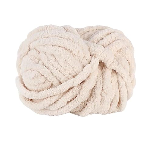 250 g dickes Garn – 2 cm dickes Jumbo-Garn aus Acryl for Strick-, Häkel- und Bastelprojekte(Ivory) von LiuliuBull