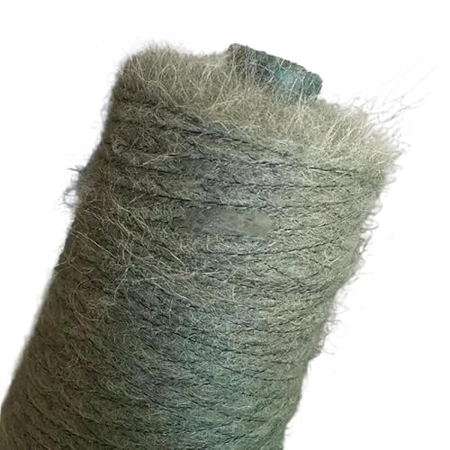 250 g feiner Mohair-Wollfaden for Basteln – weiches, hautfreundliches Garn for Häkeln von Tüchern, Schals und Pullovern(Brown) von LiuliuBull