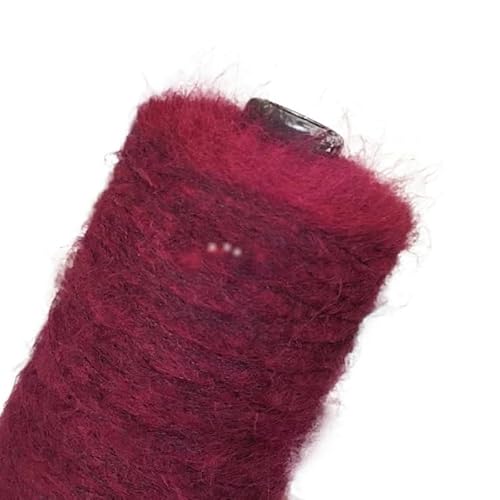 250 g feiner Mohair-Wollfaden for Basteln – weiches, hautfreundliches Garn for Häkeln von Tüchern, Schals und Pullovern(Fuchsia) von LiuliuBull