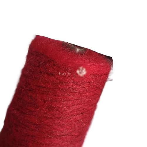 250 g feiner Mohair-Wollfaden for Basteln – weiches, hautfreundliches Garn for Häkeln von Tüchern, Schals und Pullovern(GREEN+ORANGE) von LiuliuBull