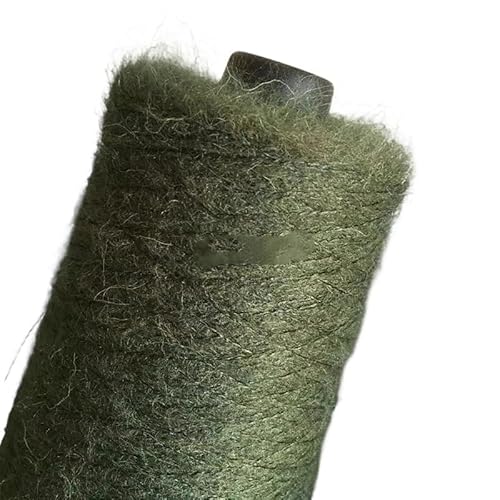 250 g feiner Mohair-Wollfaden for Basteln – weiches, hautfreundliches Garn for Häkeln von Tüchern, Schals und Pullovern(Gold) von LiuliuBull