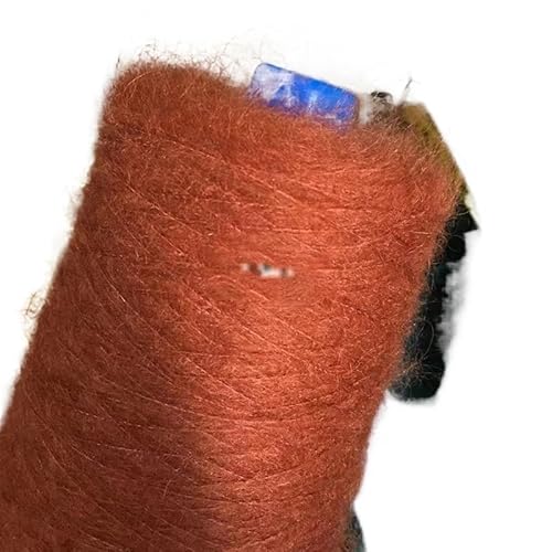 250 g feiner Mohair-Wollfaden for Basteln – weiches, hautfreundliches Garn for Häkeln von Tüchern, Schals und Pullovern(Khaki) von LiuliuBull
